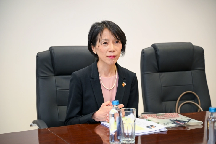 Потпишување договор за проект со Амбасадата на Јапонија