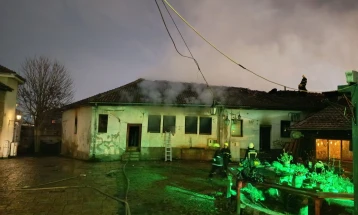 Ставен под контрола пожарот во близина на црквата „Свети Спас“