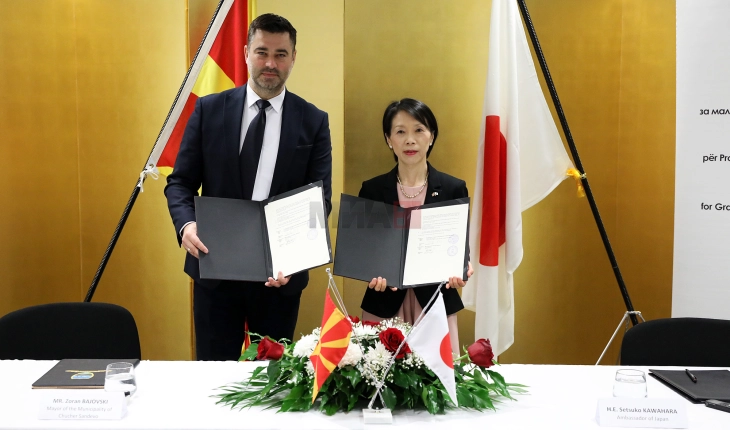 Со јапонски грант општина Чучер Сандево добива возило за управување со отпад вредно над 75 илијади евра