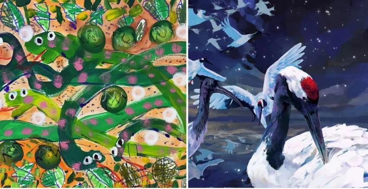 Талентирани ученици од Кочани наградени на меѓународен ликовен конкурс за сликање во Кина