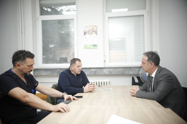 Алиу во обиколка на Клиника за ТОАРИЛУЦ: Во завршна фаза комплетното реновирање на КАРИЛ и на четири операциони сали во хируршкиот оперативен блок