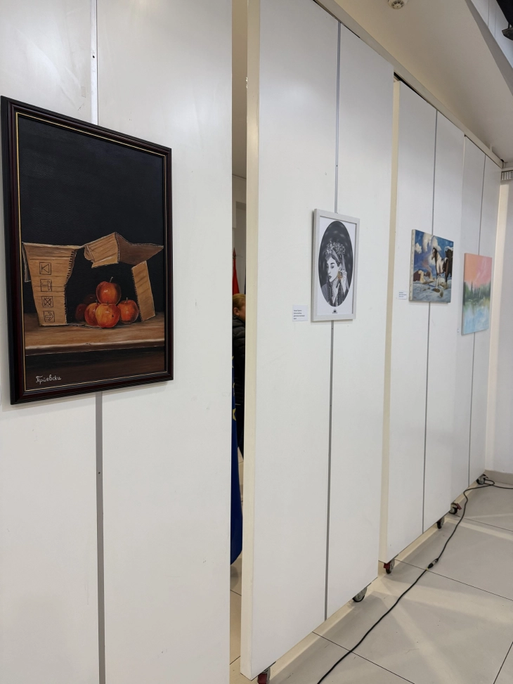 Отворена изложба на уметници аматери од општина Илинден