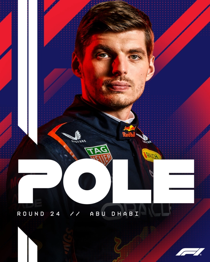 Пол позицијата на ГН на Абу Даби за Верстапен