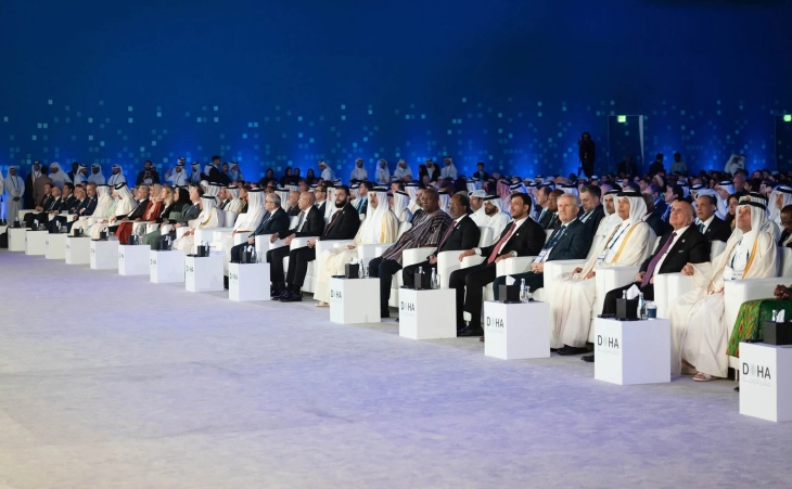 Претседателот на Собранието Гаши на отворање на 23. Доха Форум