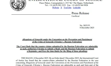 Меѓународниот суд на правдата ја прифати контратужбата на Русија против Украина