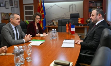 Skopje Mayor Gjorgjievski presents vision for city's long-term development to French Ambassador Le Rigoleur