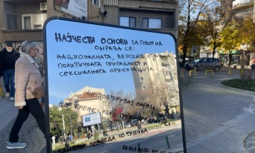 „Огледало“- јавна уметничка интервенција во Скопје