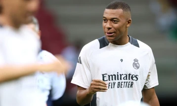 Мбапе го пропушти тренингот на Реал пред натпреварот со Сити
