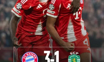 Баерн со пресврт до петта победа во Лигата на шампиони