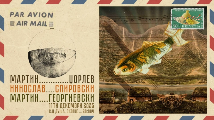 Martin Dzhorlev, Ninoslav Spirovski, Martin Georgievski to perform at Dunja Social Center