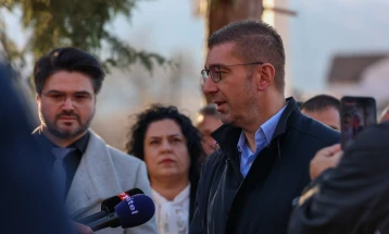Mickoski: VMRO-DPMNE council members to present initiative against migrant camps, spreading false panic is a crime