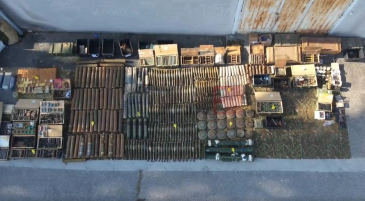 МВР: Утре на полигонот „Криволак“ ќе се уништи голема количина на минско-експлозивни средства запленети пред 15 години