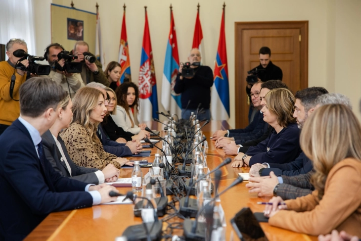 Божиновска - Ѓедовиќ Хандановиќ: Гасниот интерконектор меѓу Македонија и Србија треба да биде готов до крајот на 2027 година