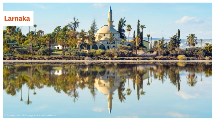 Ларнака им се приклучи на Лувен и Никшиќ како „Европска престолнина на културата за 2030 година“