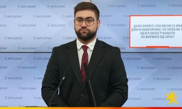 Манасиевски: Дали Оливер Спасовски се има добро нафатирано, па затоа не го одзел овластувањето на фирмата од Сарај?