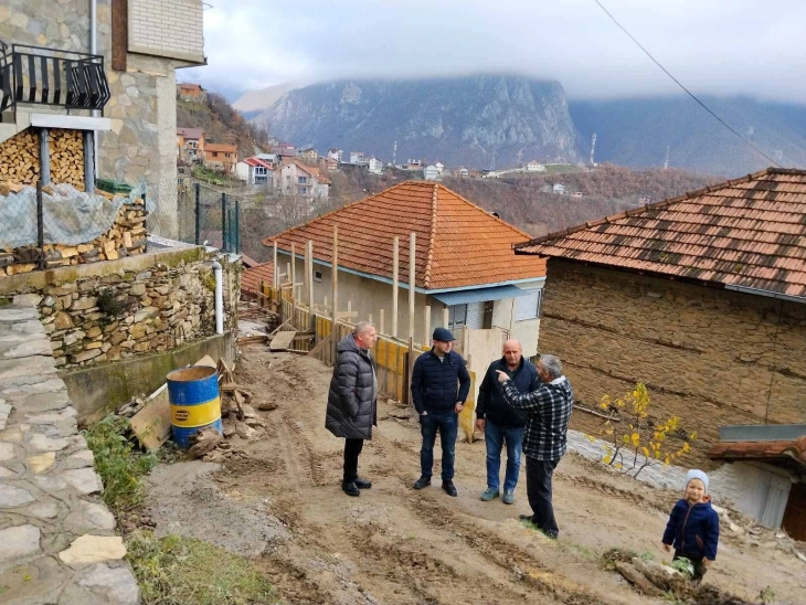 Јакупоски во увид на градежните работи во село Присојница