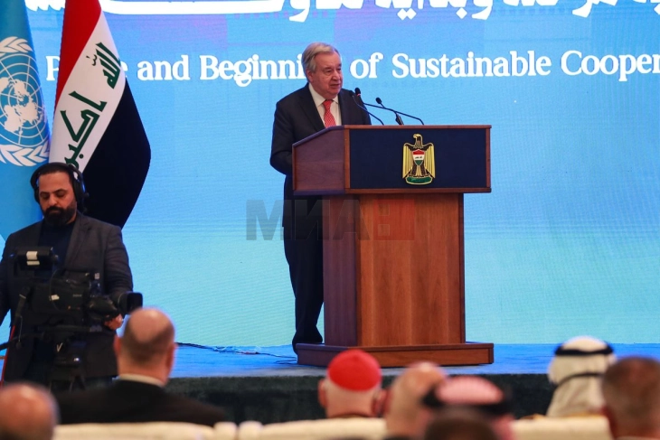 Гутереш во посета на Ирак по повод крајот на мандатот на мисијата на ОН