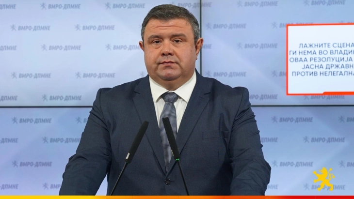 Micevski: SDSM’s false scenarios not in government policies, resolution establishes clear national policy against illegal migration