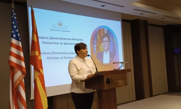 Димитриеска-Кочоска:  Партнерството со САД во областа на јавните финансии не е административна соработка, туку долгорочна инвестиција