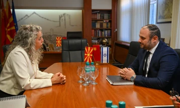 Ѓорѓиевски се сретна со израелската амбасадорка Вивиан Аисен