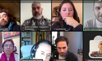 Стерјовски на онлајн состанок на работната група за јазични и малцински права при ЕФА