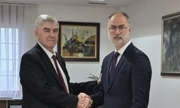 Deputy PM Stoilkovikj meets Serbian counterpart Berisha, discuss enhancement of bilateral cooperation and promotion of на institutional dialogue