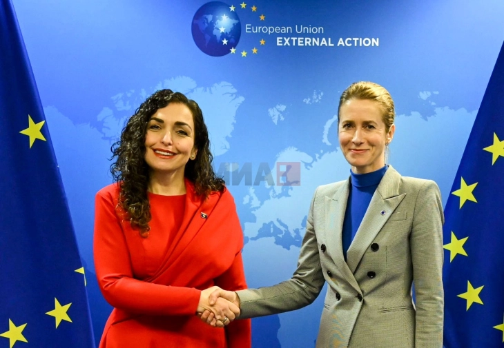 Presidentja Osmani takoi përfaqësuesen e Lartë Kaja Kallas: Pas njoftimit për heqje të pjesshme të masave, ritheksova domosdoshmërinë e heqjes së tyre të plotë