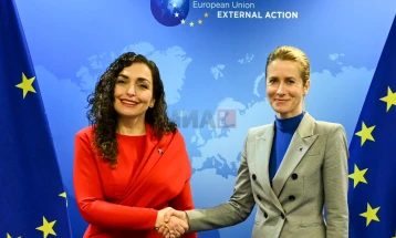 Presidentja Osmani takoi përfaqësuesen e Lartë Kaja Kallas: Pas njoftimit për heqje të pjesshme të masave, ritheksova domosdoshmërinë e heqjes së tyre të plotë