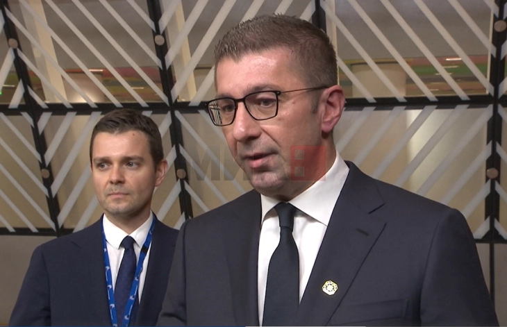 Mickoski nga Brukseli: Ne shumë kohë më parë meritonim të ishim në BE, por nuk jemi pjesë e saj për arsye artificiale.