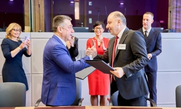 Nikollovski: Shkëmbimi elektronik i të dhënave me Bullgarinë do të japë një impuls të ri për Linjat e Gjelbra - dëshmi për besimin e BE-së në sistemin që po e ndërtojmë