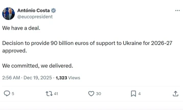 EU agrees to provide Ukraine with €90 billion