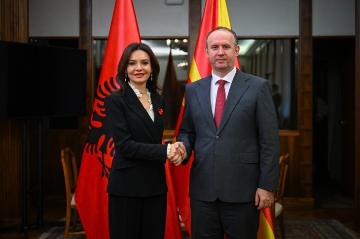 Speaker Gashi meets Albanian FM Spiropali