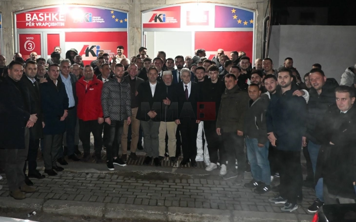 НАИ од Врапчиште ја почна кампањата за повторените избори: Таравари и Ахмети со поддршка за Шабани