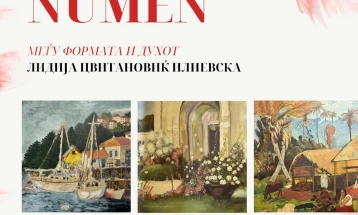 Во Тетово ликовната изложба „Нумен“ на авторката Лидија Цвитановиќ Илиевска