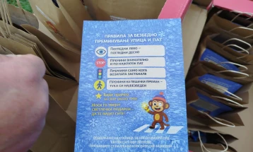 Новогодишна едукативна кампања во Делчево: „Пораки за безбедно учество во сообраќајот“