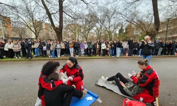 Симулациска вежба „Сигурни празници без употреба на пиротехника“ во Велес