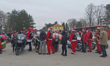 „Дедо Мраз на мотор“ по 18-ти пат во Куманово