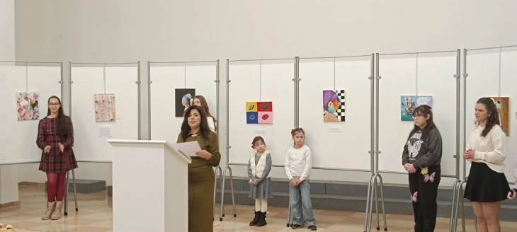 Клубот на уметници при КУД „Иљо Антески-Смок“ со изложба на слики инспирирани од светските ликовни виртуози