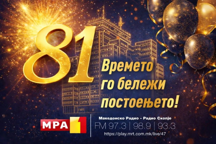 Macedonian Radio marks 81st anniversary