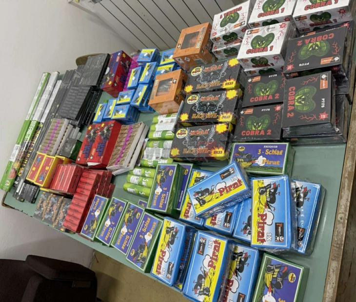 Sekuestrohen mbi 6,000 copë piroteknikë në Bit Pazar