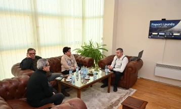 Новогодишна средба на дебарскиот градоначалник Меља со новинарите