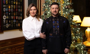 Зеленски им ја честиташе Новата година на Украинците