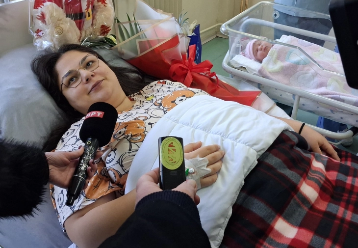 Бистра, првото девојче новороденче во Битола