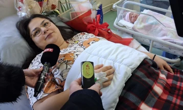 Бистра, првото девојче новороденче во Битола