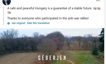 Orban: Një Hungari e sigurt dhe paqësore është garanci për një të ardhme të qëndrueshme