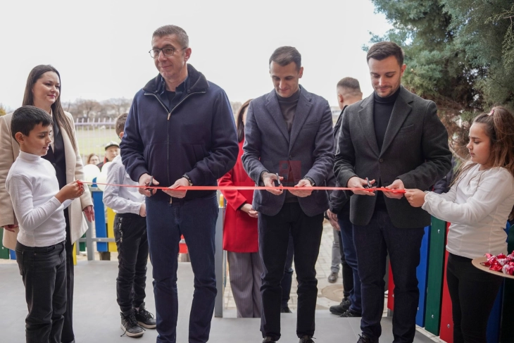 Mickoski: Dita e dytë, hapim kopshtin e dytë – kjo Qeveri udhëheq politikë të qartë pro-familjare