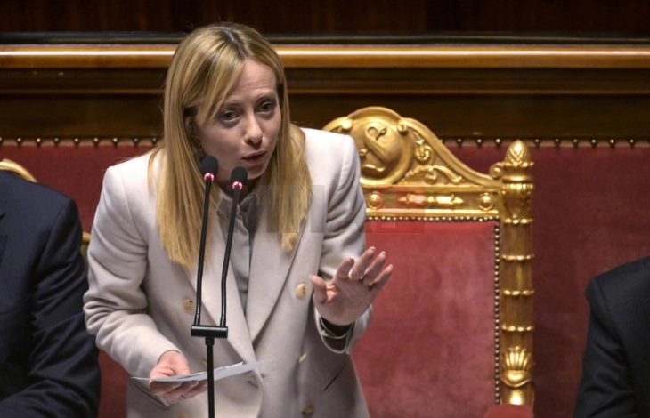 Мелони: Надворешна воена акција не е вистинскиот пат – но е легитимна