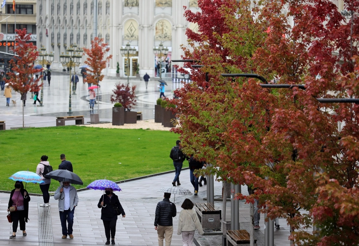 Weather: Overcast with occasional rainfalls