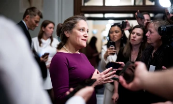 Зеленски ја назначи поранешната канадска вицепремиерка Кристија Фриланд за советник за економски развој