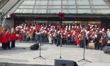 Во Струмица се одржаа Бадникарски концерт и поворка